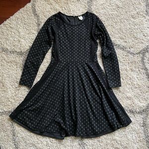 Anthropologie Polka Dot Knit Dress